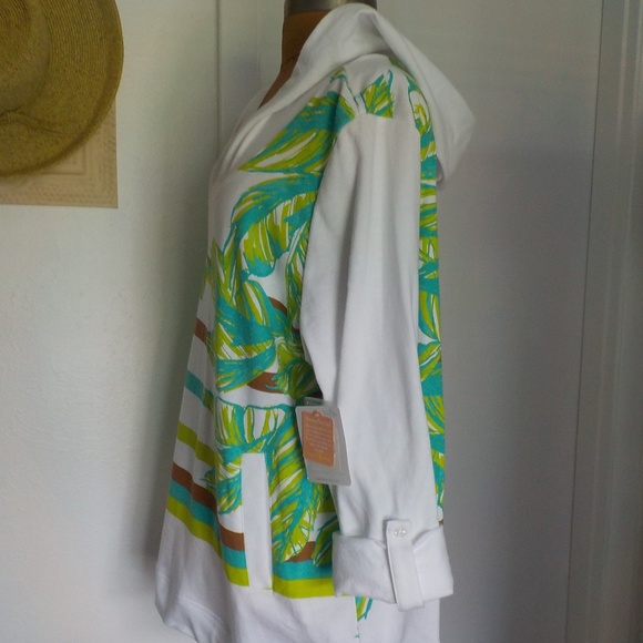 Tropical Hoodie Sweatshirt/Jacket - Picture 4 of 11